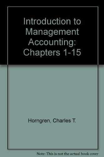 Introduction to Management – Hardcover, by Horngren Charles T.; – Very Good