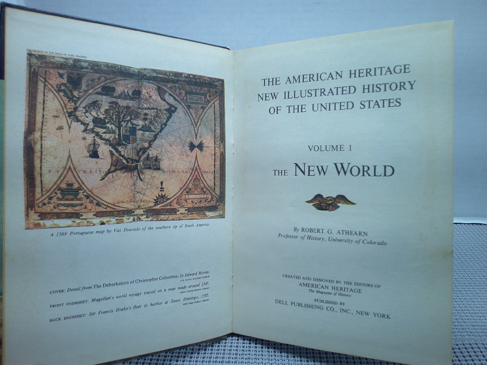 The New World: Vol 1 of the American Heritage; Dell Publishing; 1963 ILLUSTRATED