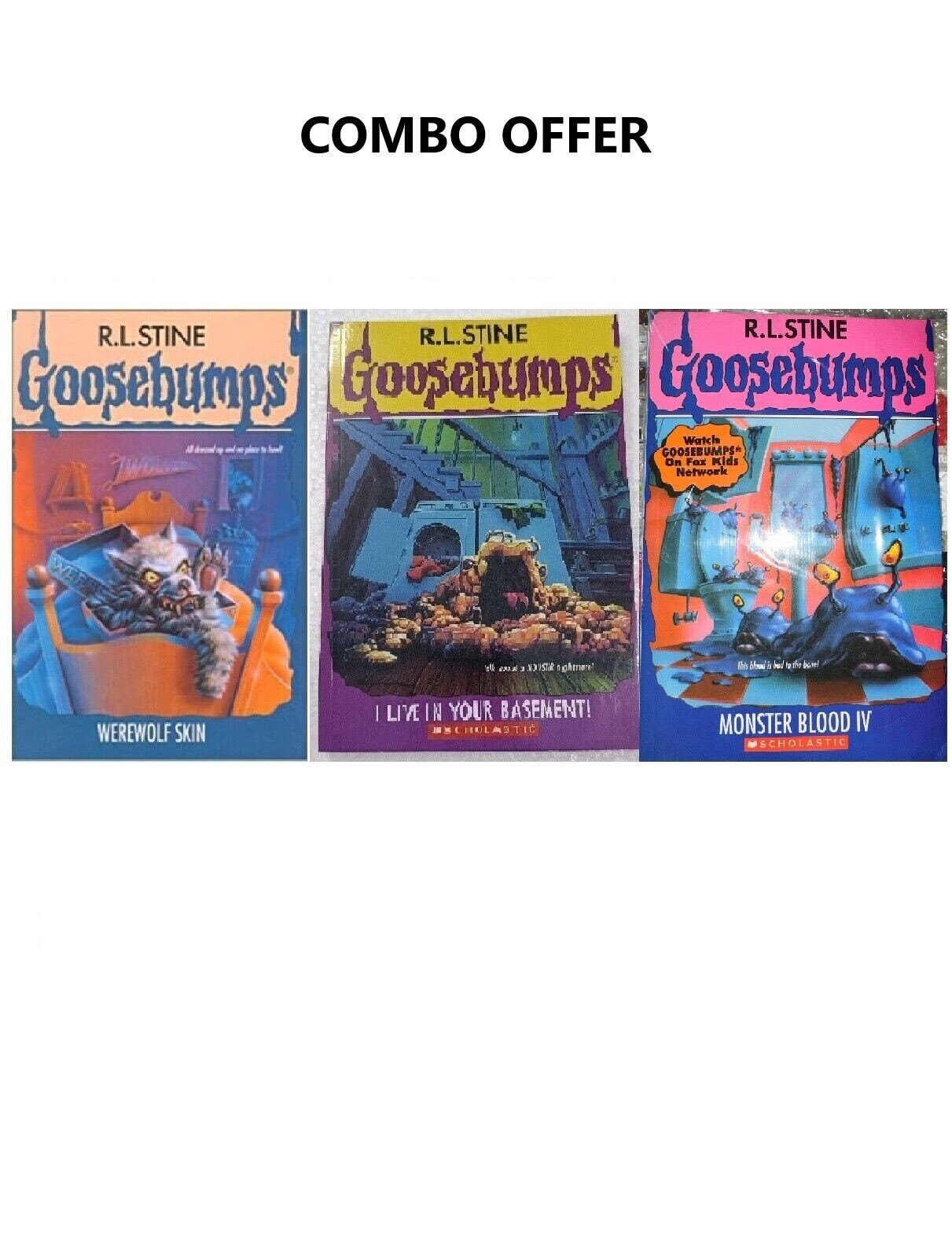 GB #60, #61, #62 : (Werewolf Skin + I Live in Your Basement! + Monster Blood IV)