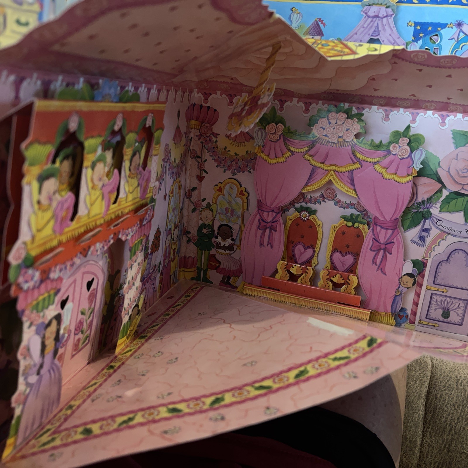2004 My Fairy Princess Palace Magical Pop-Up Book 6 Pop UPS 14 Press Out