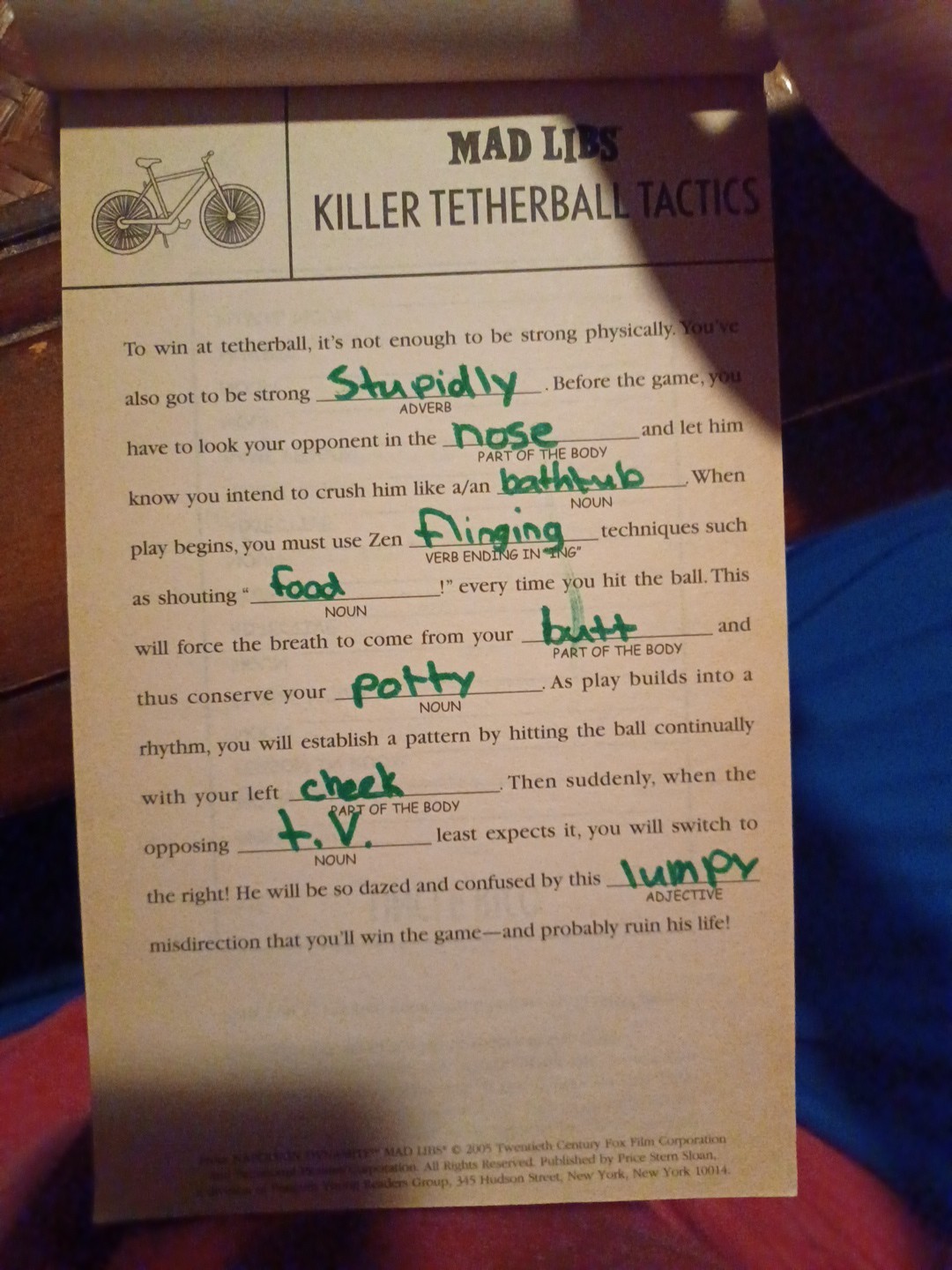 Mad Libs Ser.: Napoleon Dynamite by Leonard Stern and Roger Price (2005, Novelty