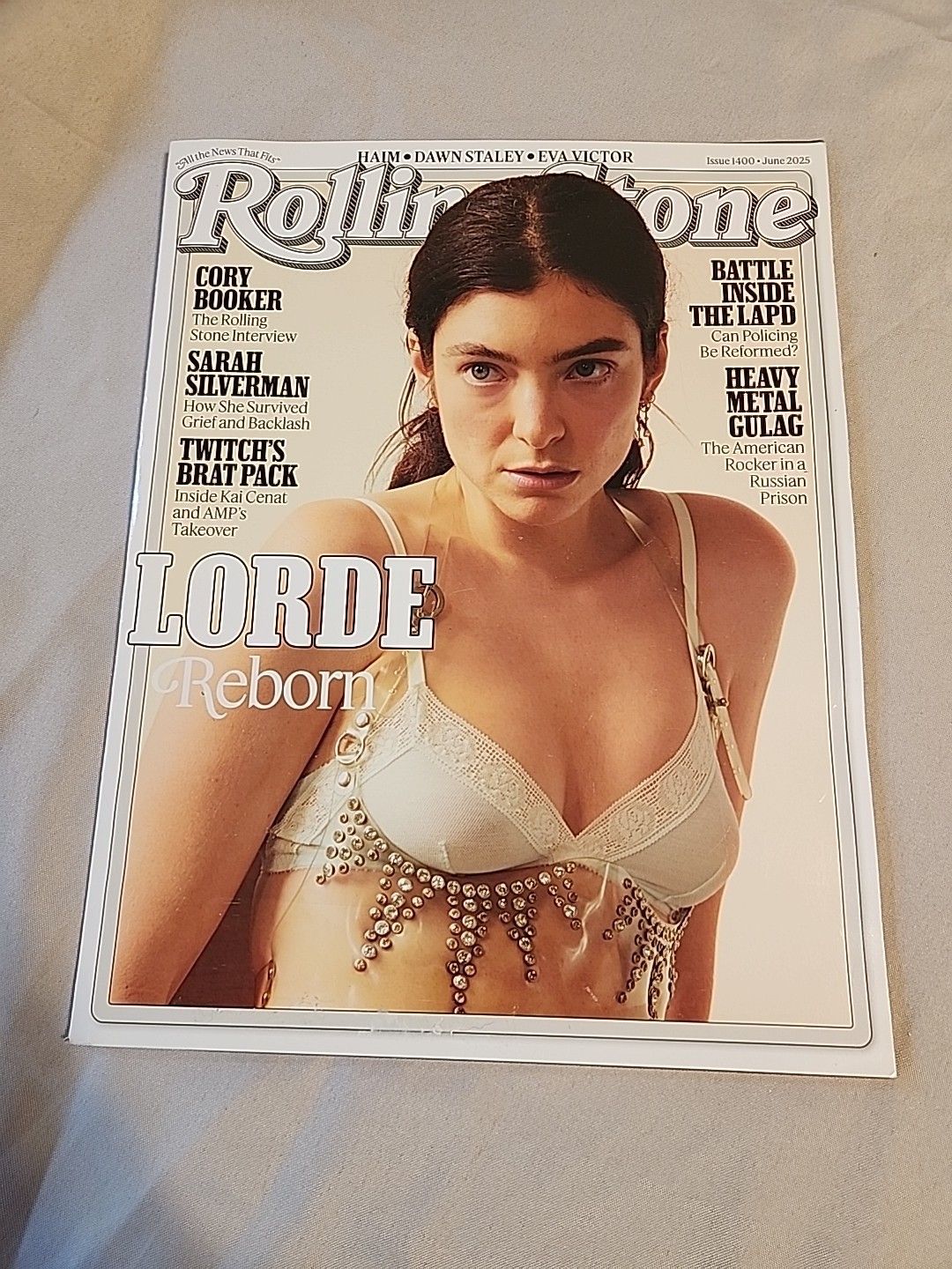 Rolling Stone Magazine 3 Issues 2025 June, Oct, Nov Lorde/Mescal/Antonoff