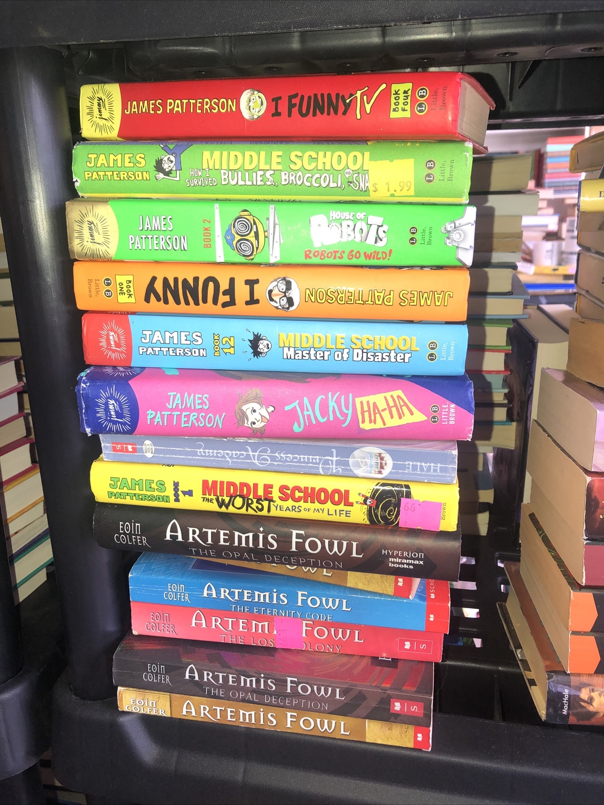 Middle School Children’s Book Lot Of 50 Assorted Ages 9 To 12 Very Good