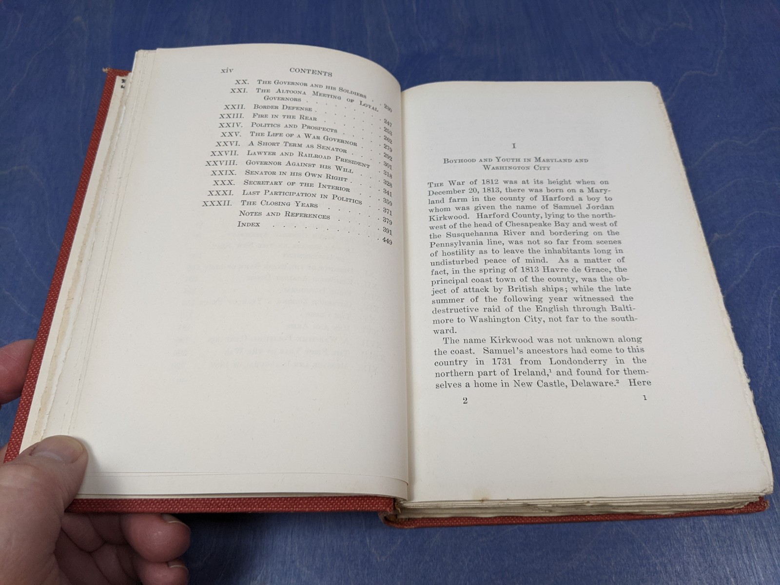 1917 Samuel Kirkwood Iowa Biographical Series Biography UNCUT PAGES IA Civil War