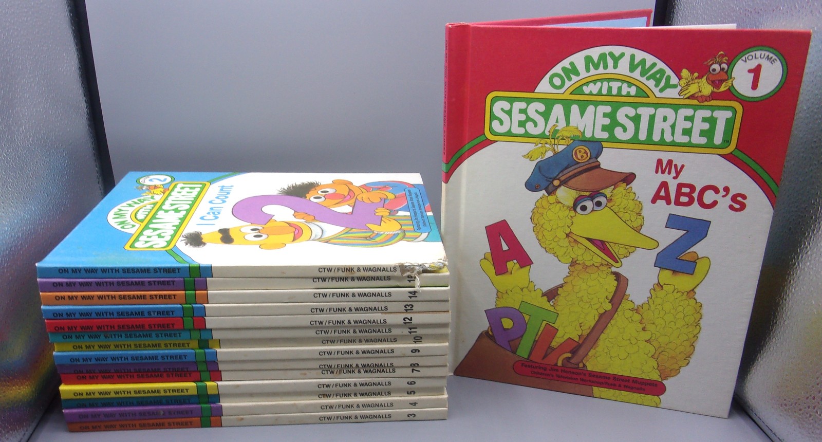 Vintage On My Way With Sesame Street Books Volume 1-15 Complete Set 1989