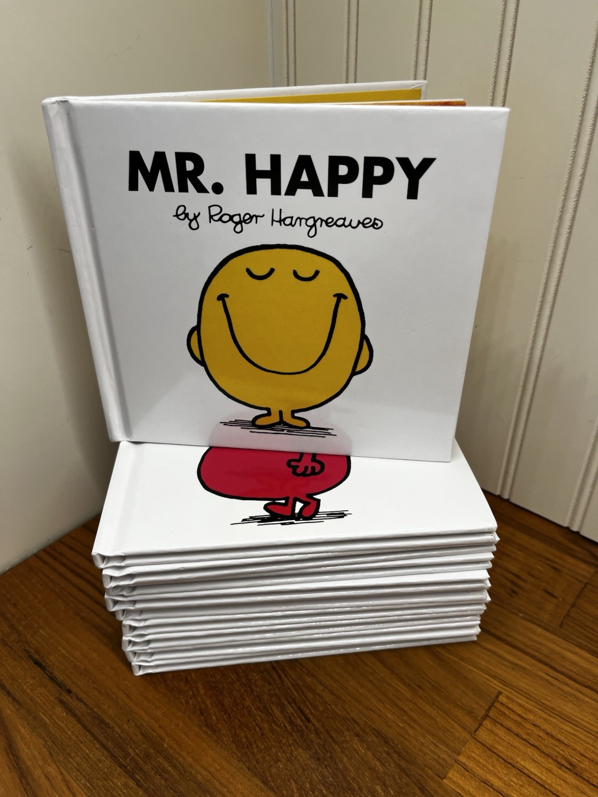 Lot 10 MR. MEN Hardcover Books By Roger Hargreaves