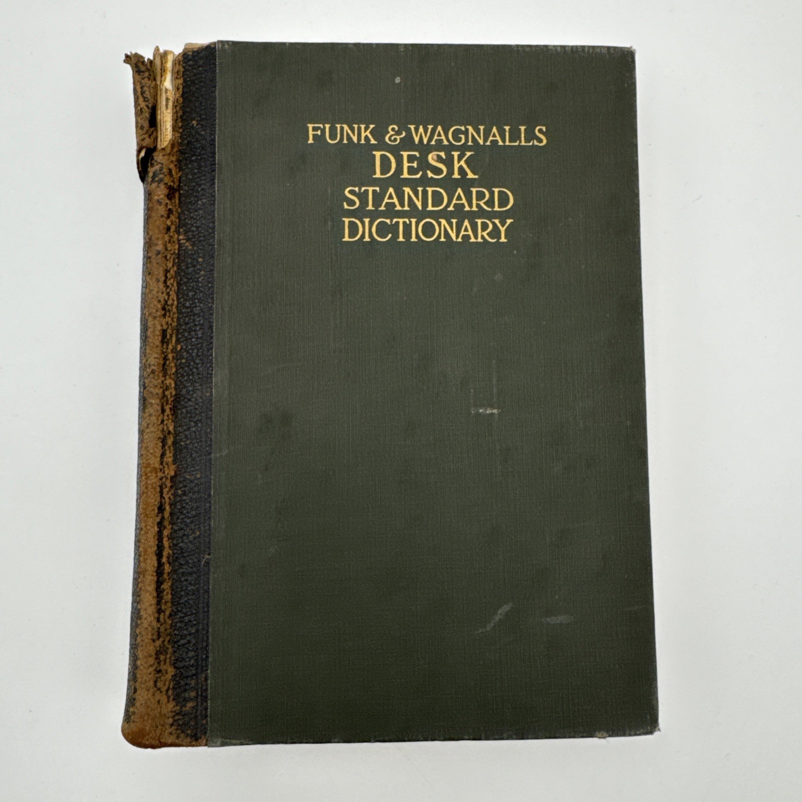 Vintage Funk and Wagnalls Standard Desk Dictionary Hardcover 1929 Collectible