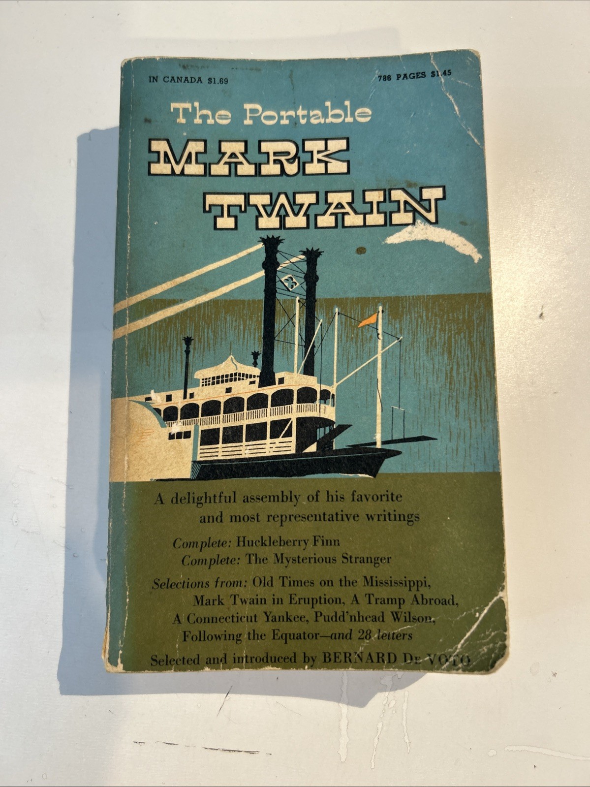 The Portable Mark Twain, Vintage Viking Press 1958, Bernard DeVoto, PB