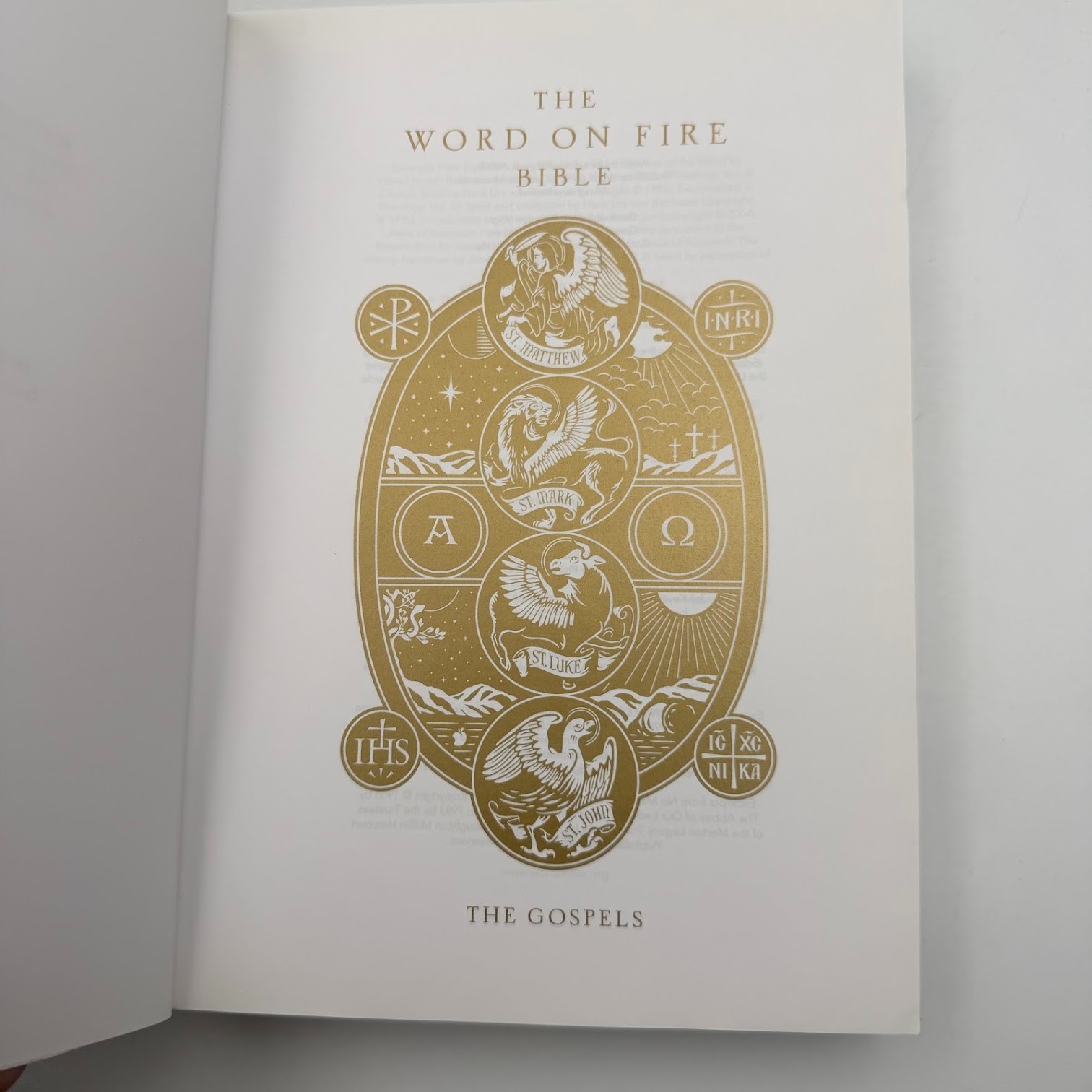 Word on Fire Bible (Volume 1) : The Gospels by Robert Barron With Commentary