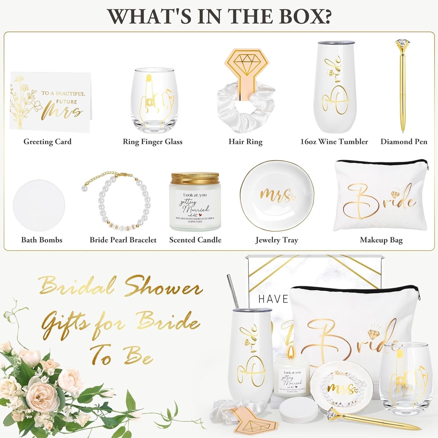 Ultimate Bride To Be Gift Set: Relaxing Essentials & Elegant Keepsakes