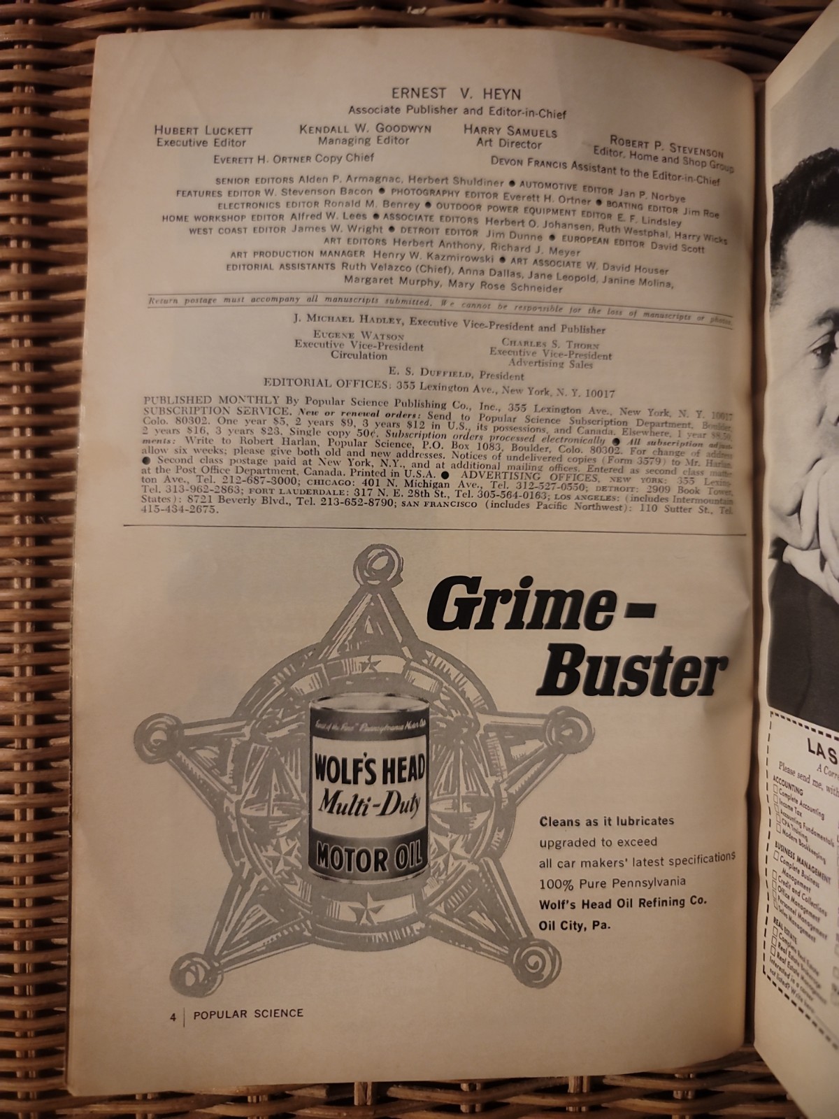 Popular Science 1968 Volume 192 Issues 3,4, And 6