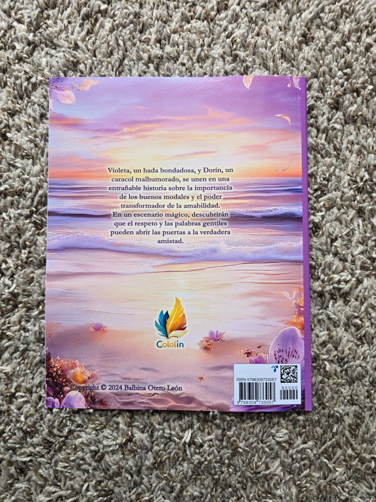 Libro (Ejemplar firmado) Violeta: el hada de la amistad– Colección Cololin