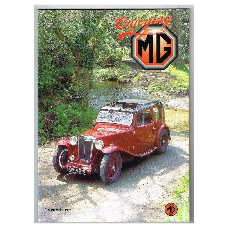 Enjoying MG Magazine September 1993 mbox1121 MG Owners Club