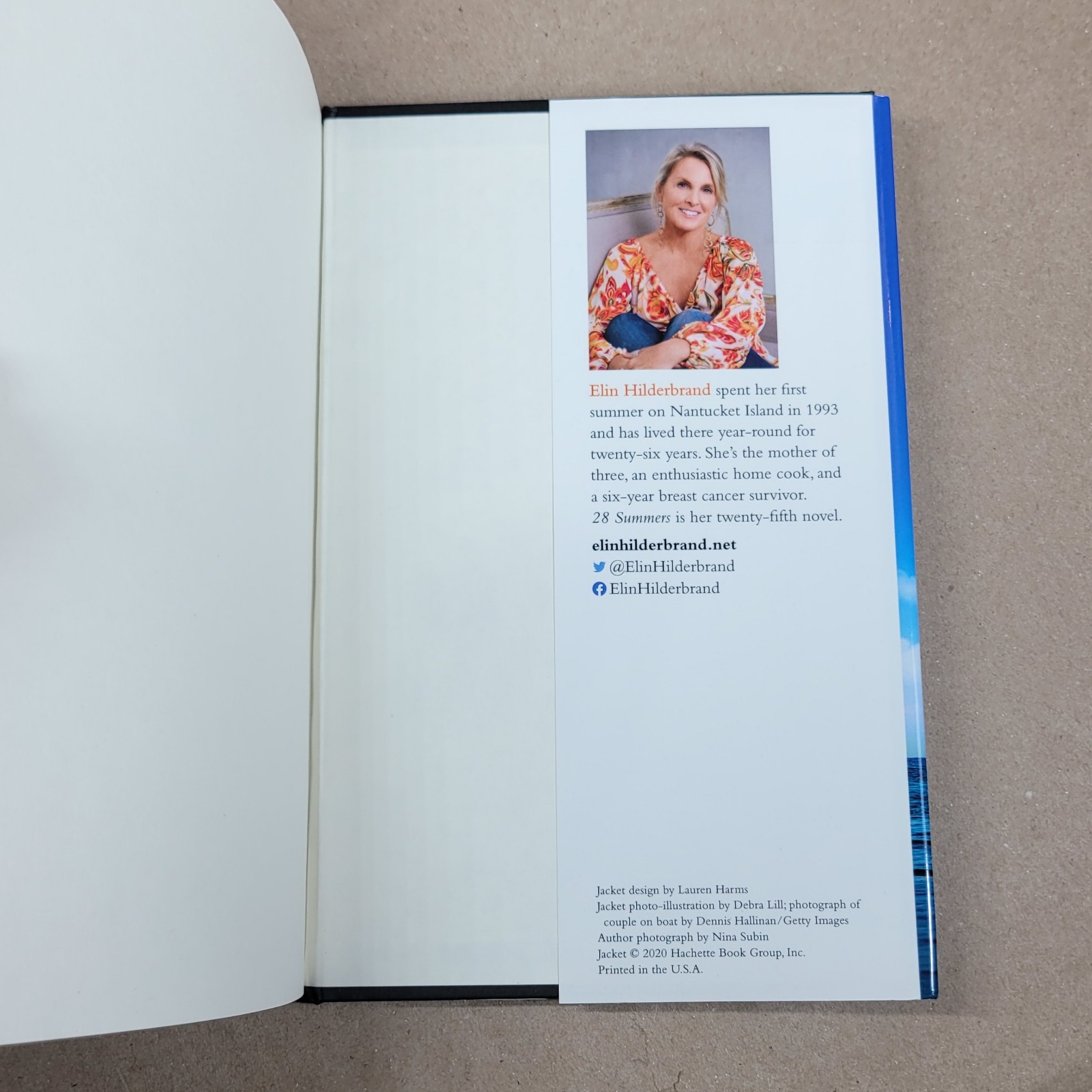 LARGE PRINT 28 Summers by Elin Hilderbrand Hardcover