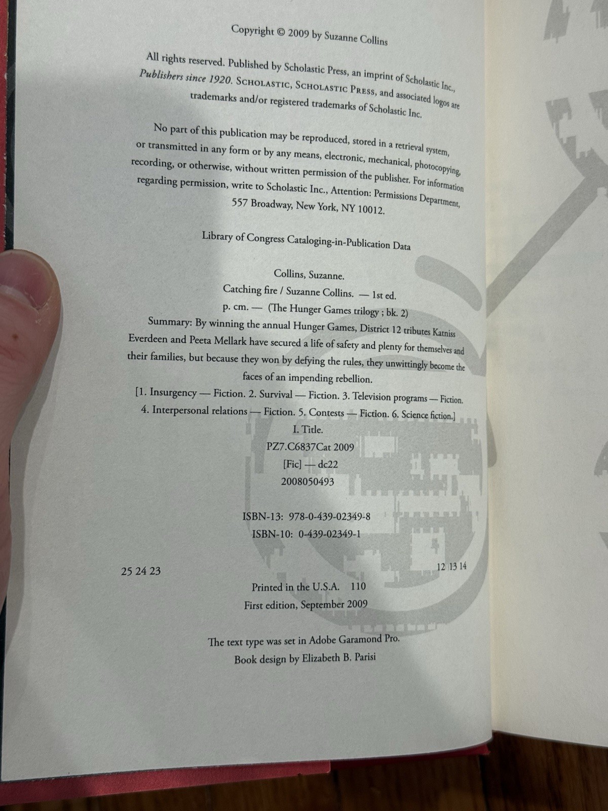 Hunger Games 3-Book Hardcover Set with DJ—first editions—VERY GOOD