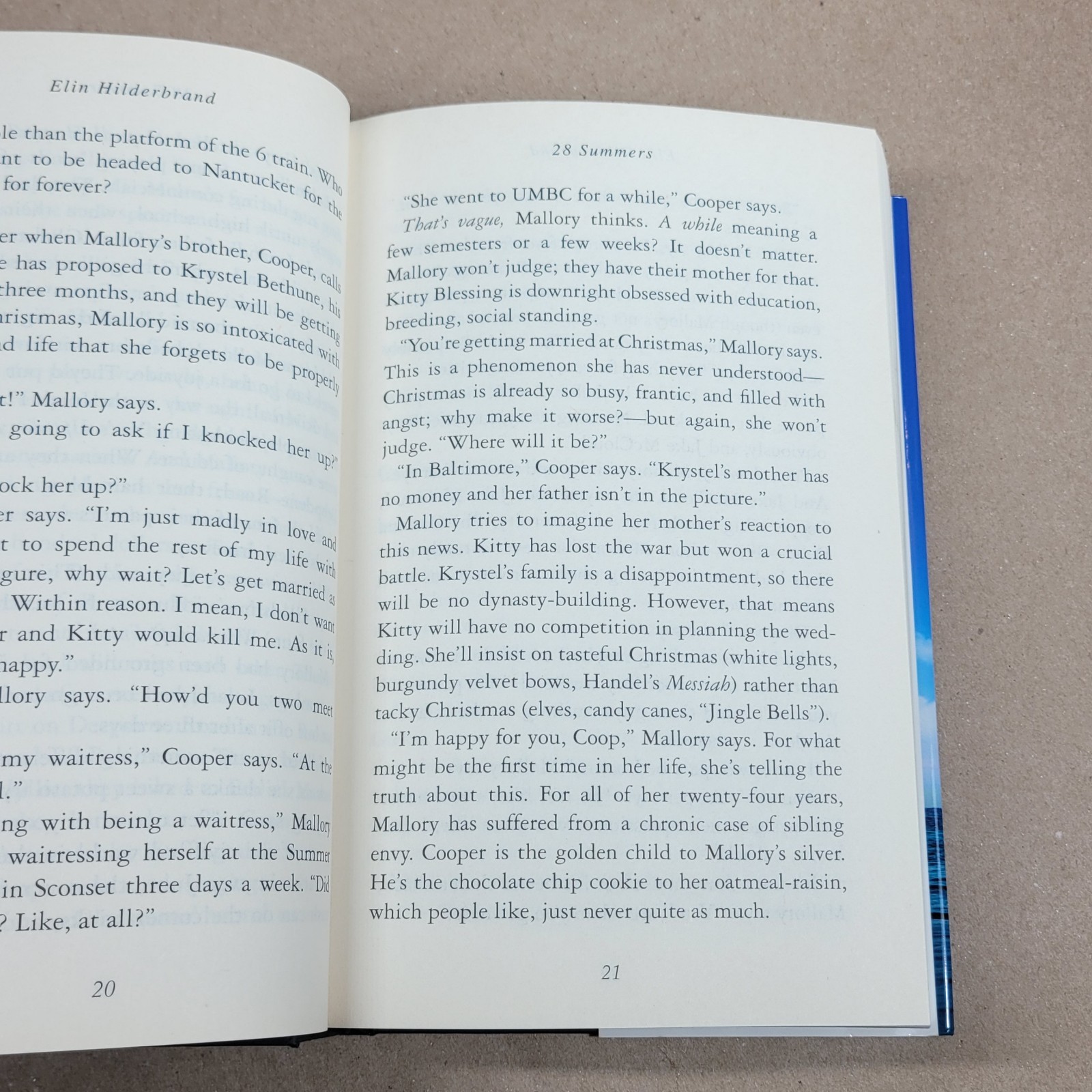 LARGE PRINT 28 Summers by Elin Hilderbrand Hardcover