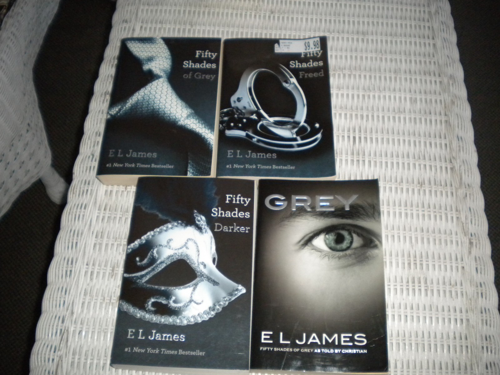 FIFTY 50 SHADES OF GREY BOOKS AS SHOWN PAPERBACK