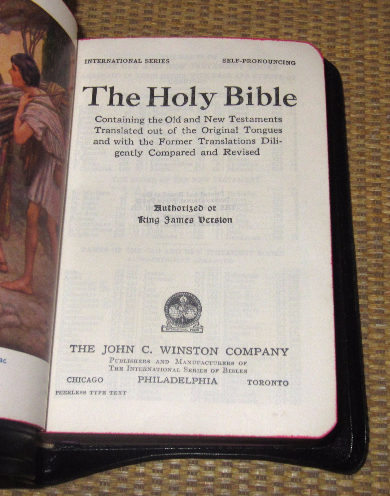 INTERNATIONAL Holy Bible | KJV STUNNING Leather Compact (4.25″ x 6.5″) in BOX