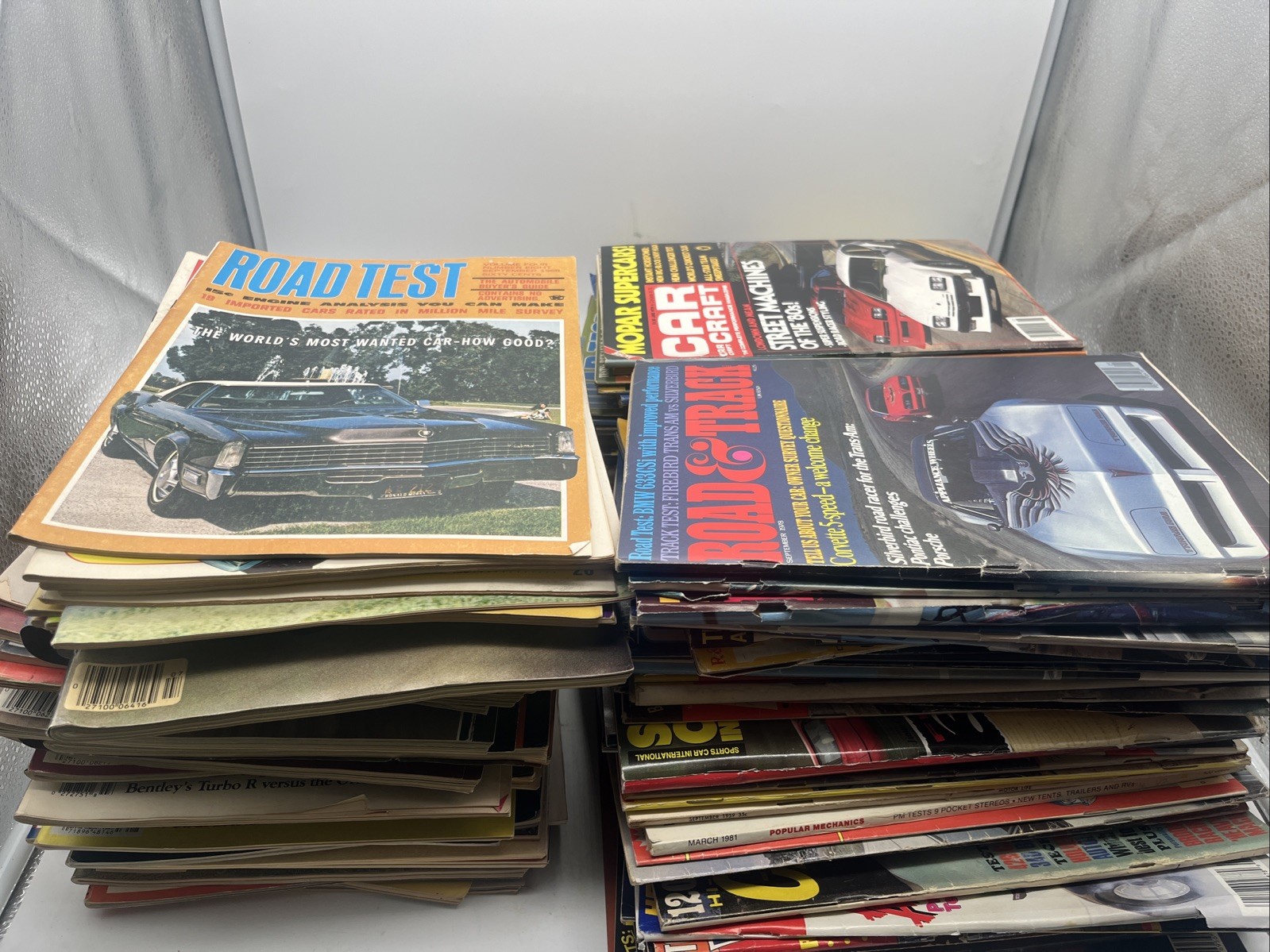 Huge Lot (127) Vintage 1950s-90s Car Racing Magazines Motor Craft Sports Drag