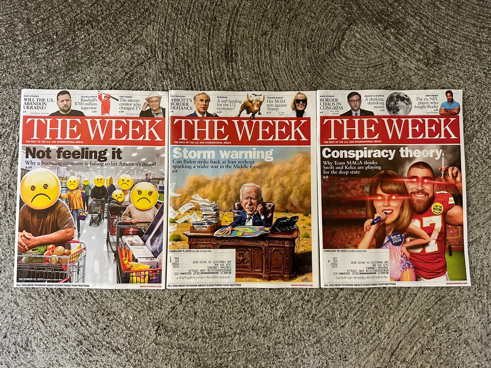3 The Week Magazine Lot December 22 2023 February 9 16 2024