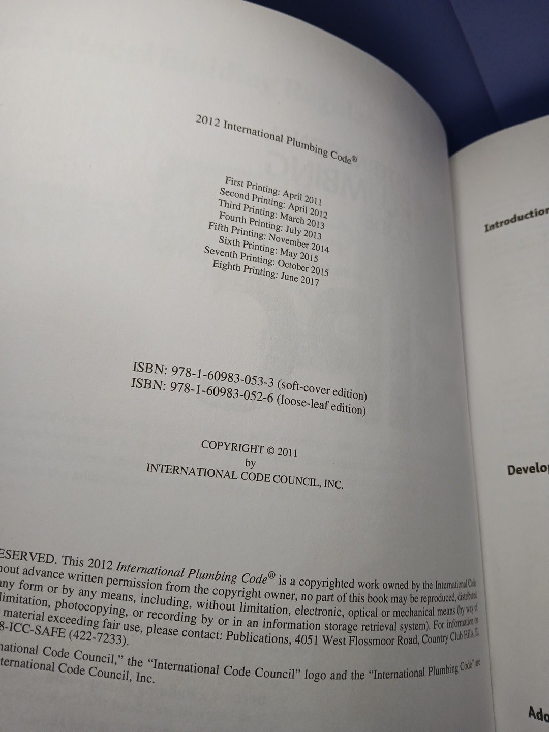 2012 International Plumbing Code IPC Includes International Private Sewage D