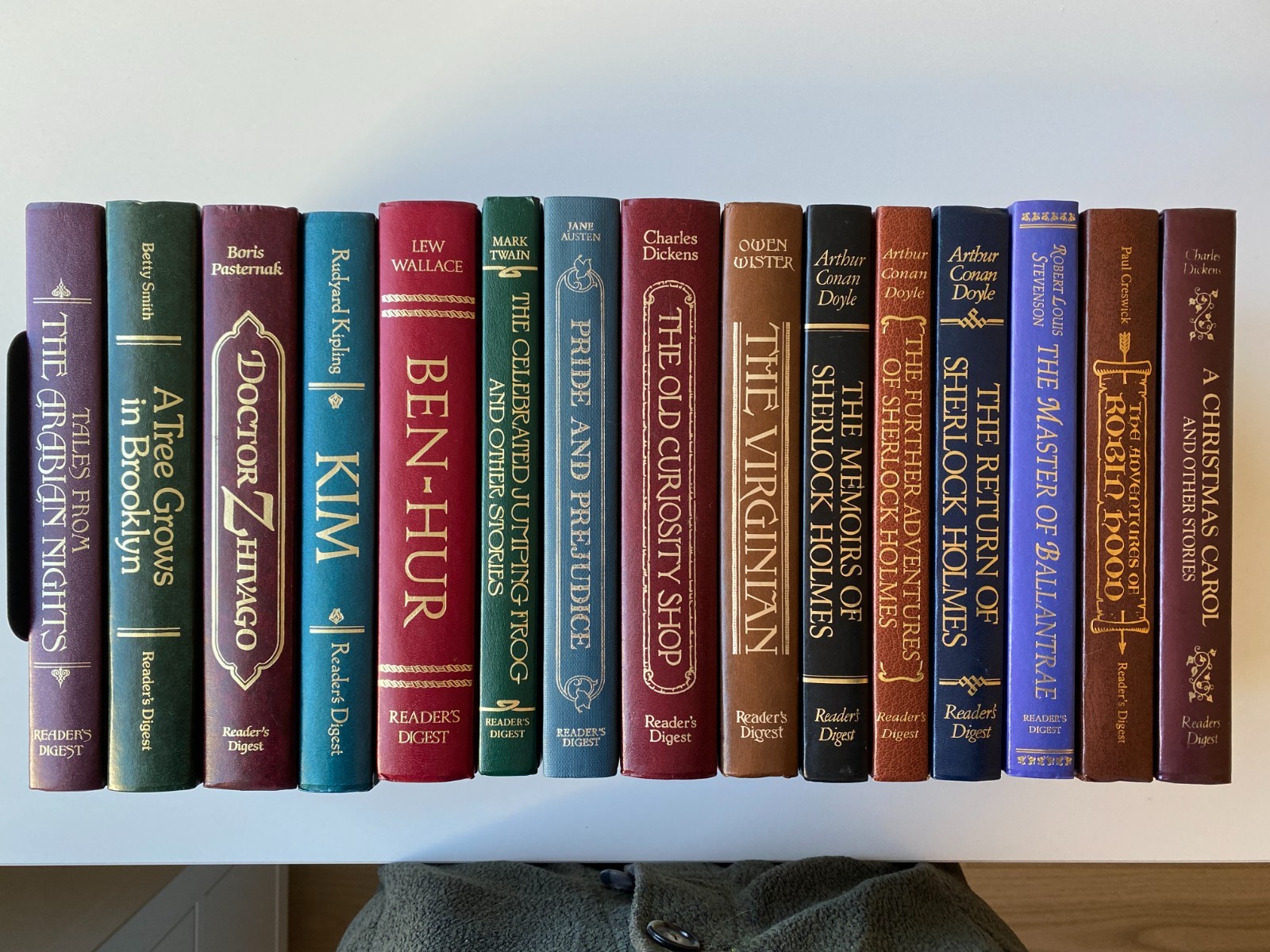WORLDS BEST READING~Readers Digest Classics Lot 15~VIRGINIAN~BEN-HUR~PRIDE PREJU