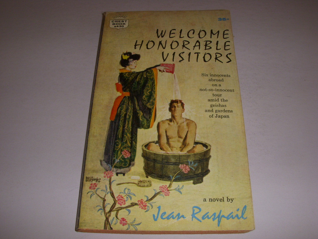 WELCOME HONORABLE VISITORS by JEAN RASPAIL, Crest Book #S430, 1st, 1961, GEISHAS