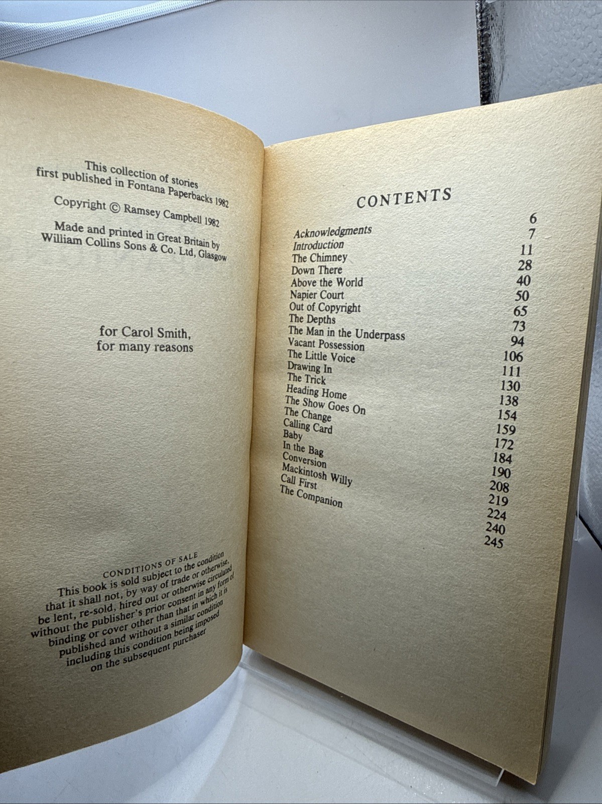 Dark Companions By Ramsey Campbell Vintage Fontana Horror 1982 1st Edition Pr