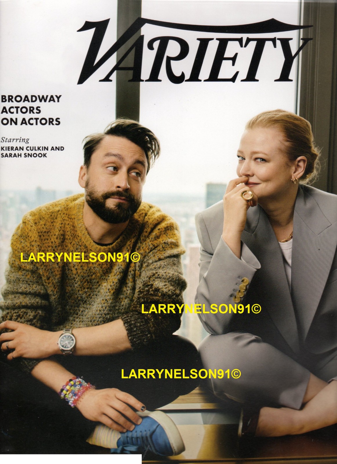 VARIETY MAGAZINE APRIL 23 2025 KIERAN CULKIN SARAH SNOOK ACTORS TIM MCGRAW LA NY