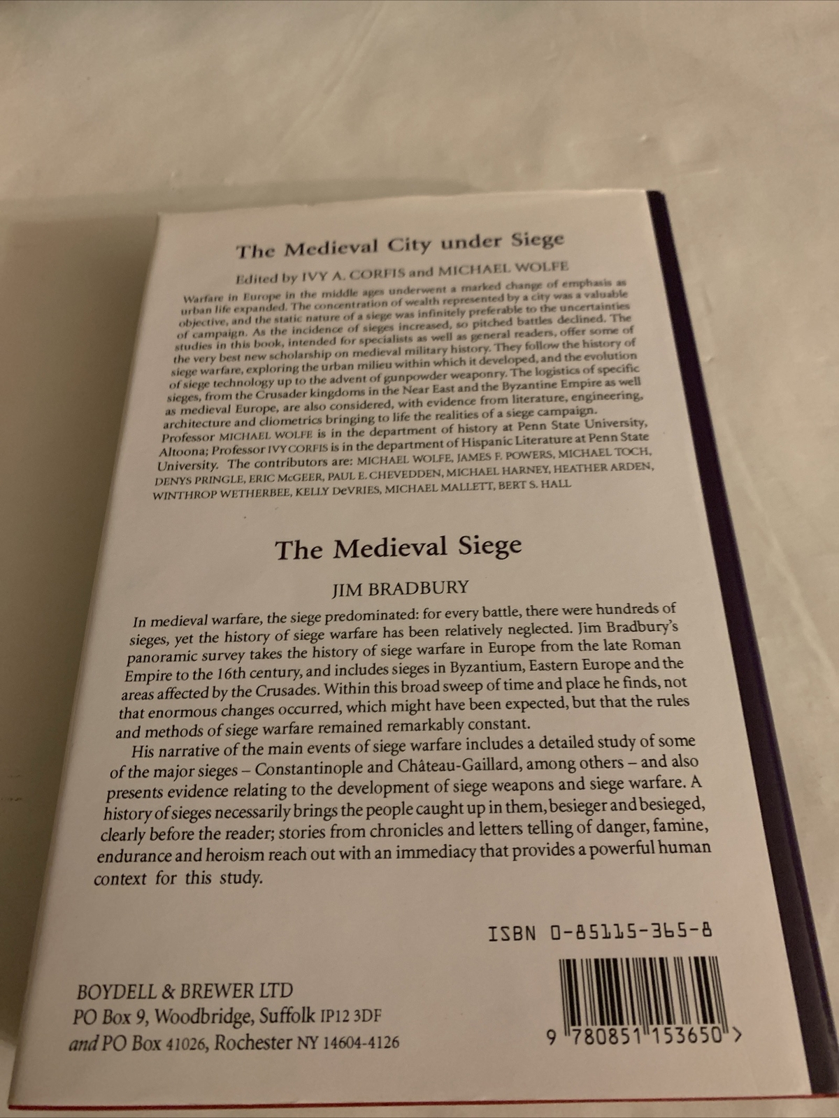 ARMS, ARMIES AND FORTIFICATIONS IN THE HUNDRED YEARS WAR By Anne Curry EXCELLENT