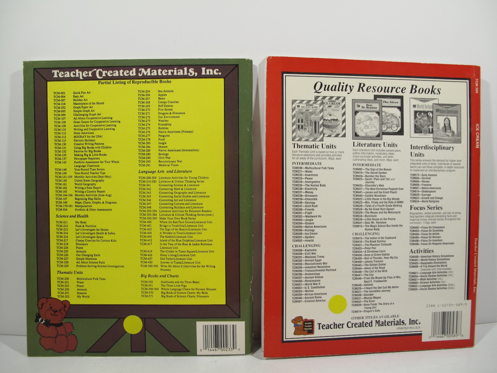 Lot of 7 VTG Teacher Created Resoures Workbooks Thematic Unit Homeschool~History