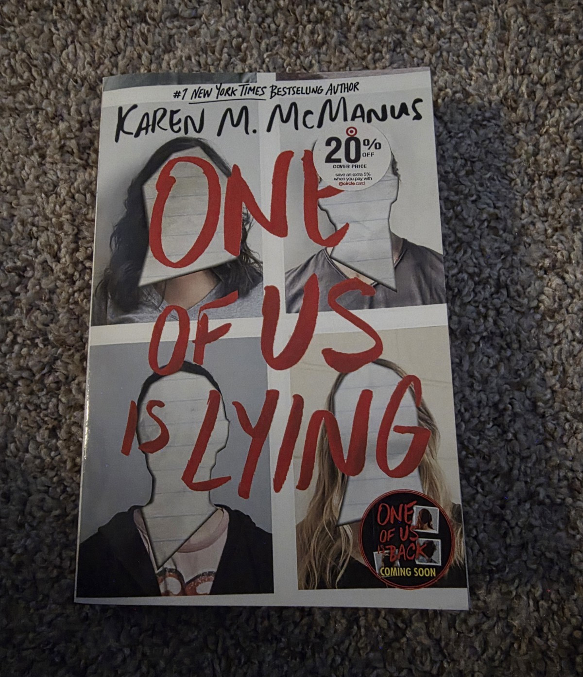 One of Us Is Lying by Karen M. McManus Paperback English Young Adult Mystery