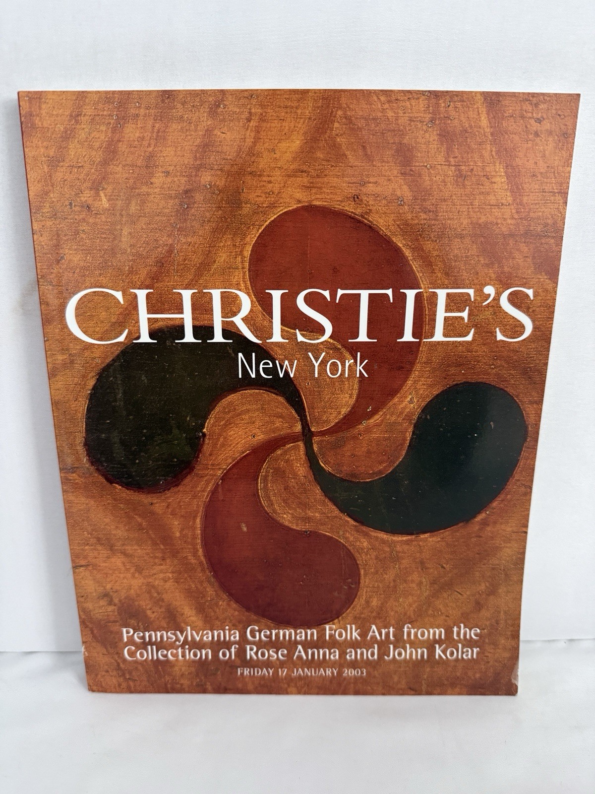 Christie’s 2003 Kolar PA German Folk Art Catalog Fraktur Redware Firearms