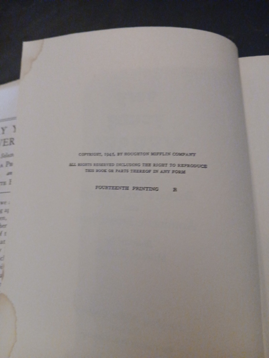 Very Young Verses selected by Barbara Geismer and Antoinette Suter HC 1945 ed.