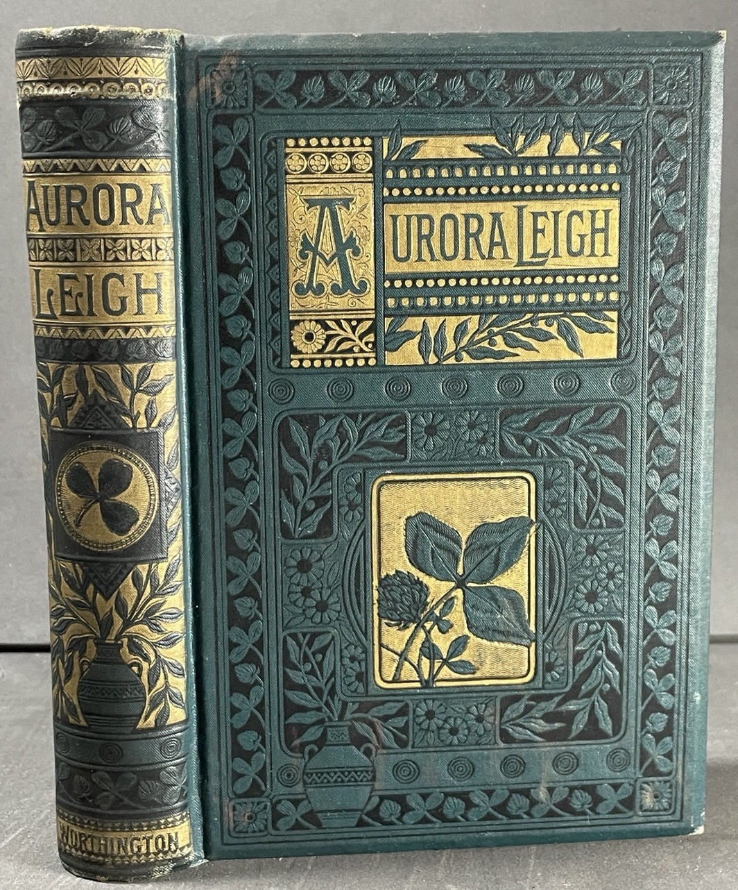 1884 Elizabeth Barrett Browning Aurora Leigh and Other Poems Gilt Edge