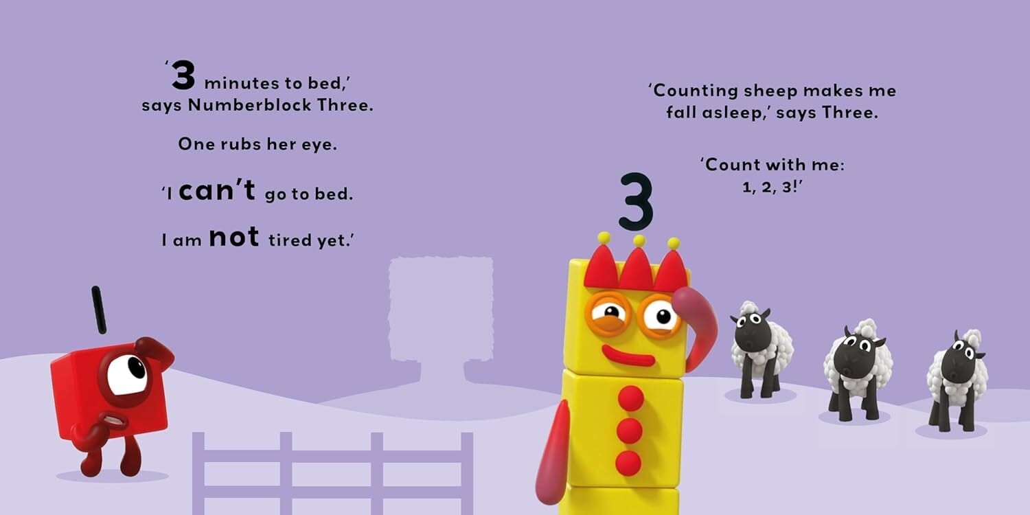 Numberblocks Countdown to Bed Storybook by Sweet Cherry Publishing – Ages 3-6