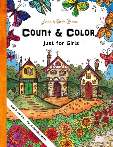 Count & Color – Just for Girls: Age 3 and Up – Fun-Schooling Math (Fun-Schoo…