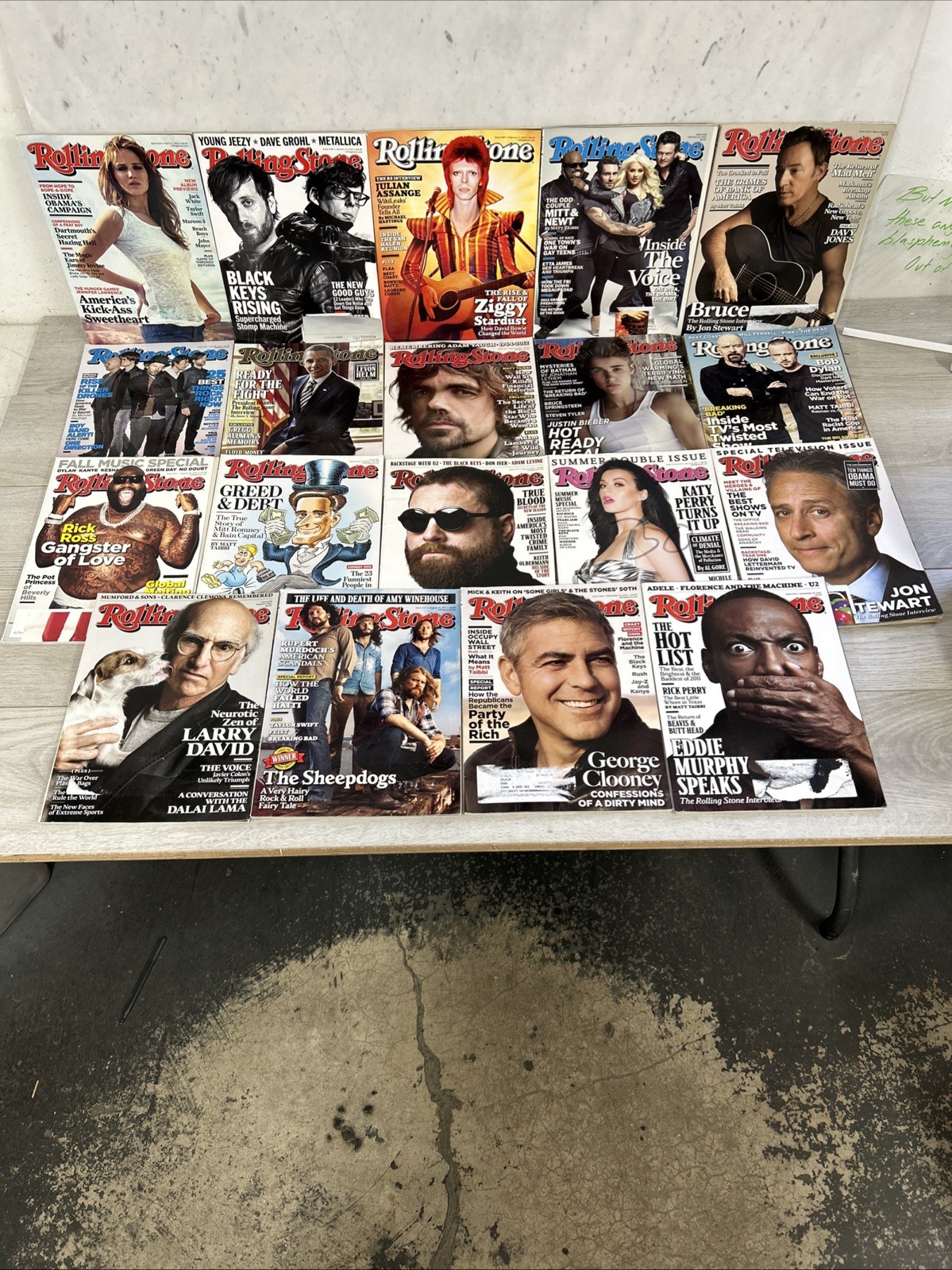 Rolling Stone Magazine 19 Item Lot From 2011 And 2012 D1