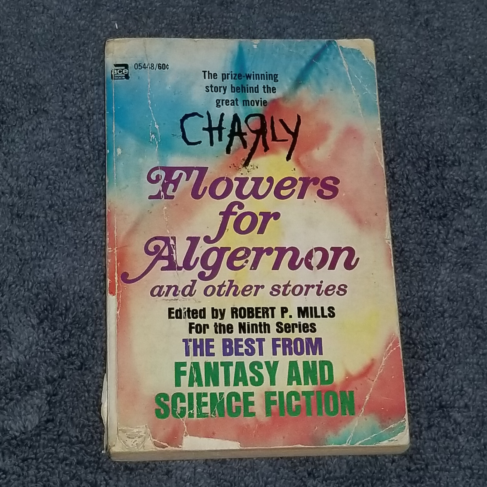 Flowers for Algernon Daniel Keyes Heinlein Tevis Bester etc 1959 Ace FREE SHIPPN