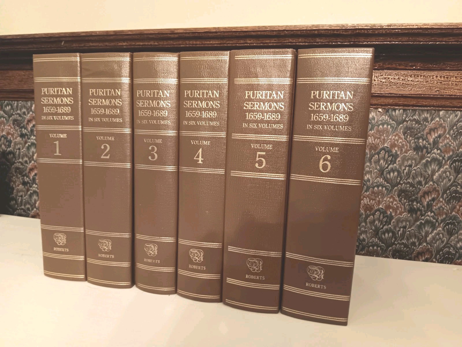 Puritan Sermons Complete 6 Volume Set Richard Owen Roberts Rare