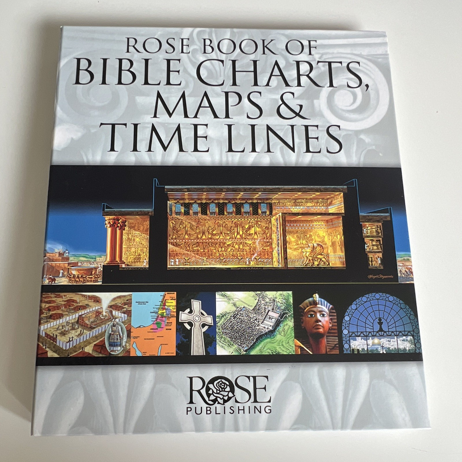 Rose Publishing Rose Book of Bible Charts, Maps & Time Lines Spiral 10th Ed