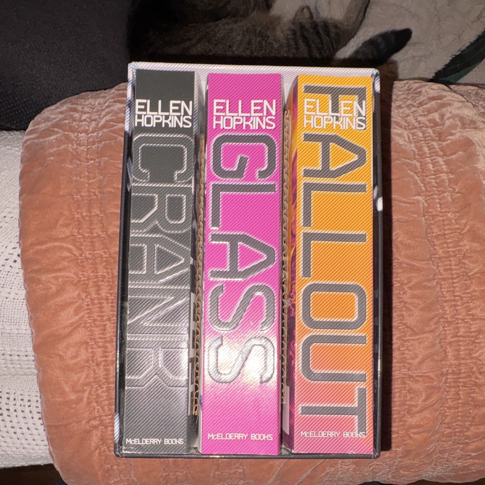 Ellen Hopkins The Crank Trilogy Box Set: Crank, Glass, Fallout McElderry