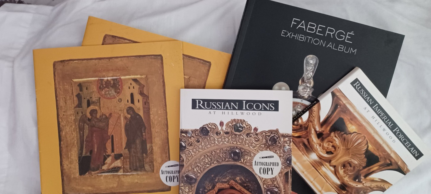 Faberge’, Russian Icons, Porcelain, Hillwood Group of Books