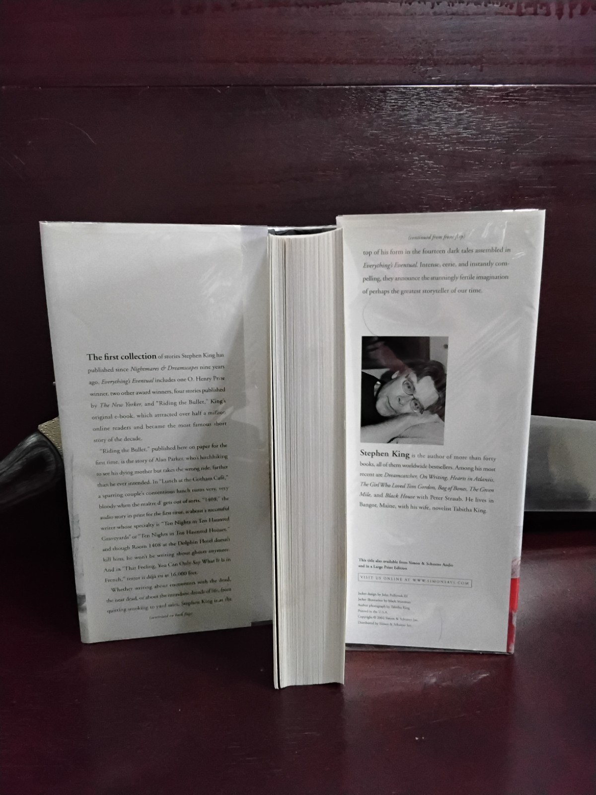 Stephen King Everything’s Eventual 2002 BCE LN HCDJ Hardcover Dust Jacket