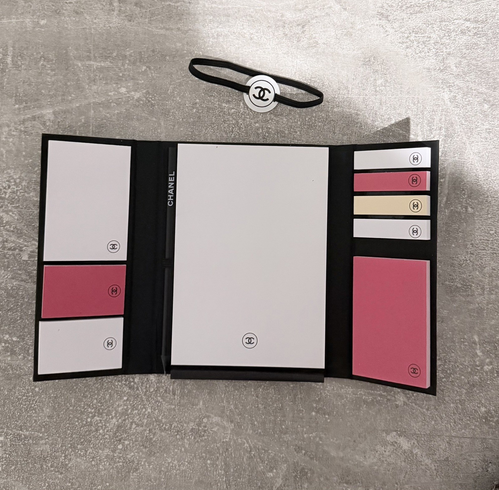 CHANEL LA Collection Pencil, Notebook, Sticky Note Set Novelty NEW