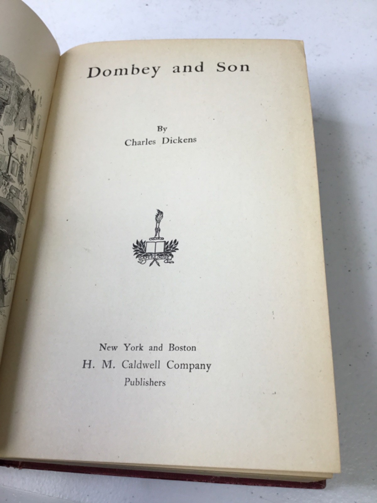 Charles Dickens 9 Volume Lot. HC, Illustrated, H M Caldwell Co Publishers