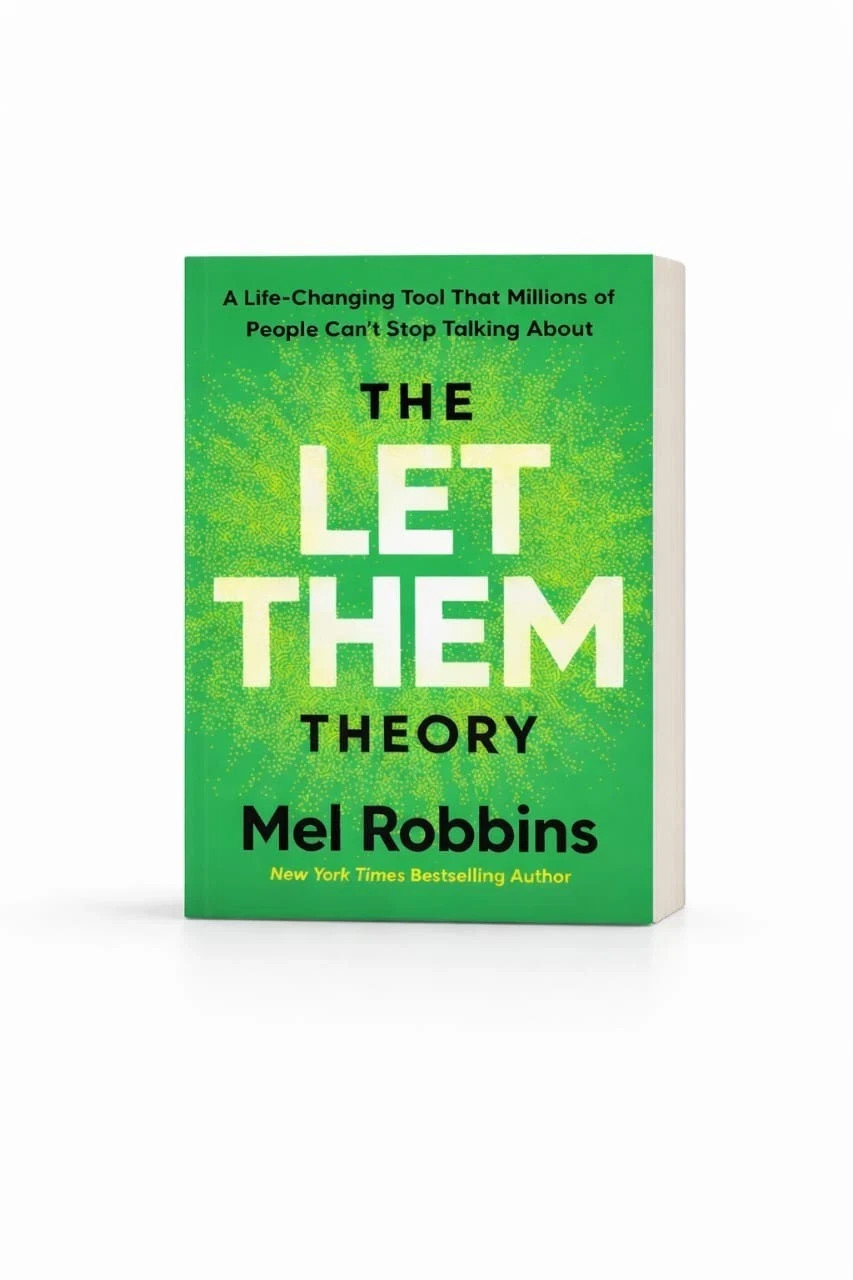The Let Them Theory by Mel Robbins Paperback Self Help Personal Growth Book