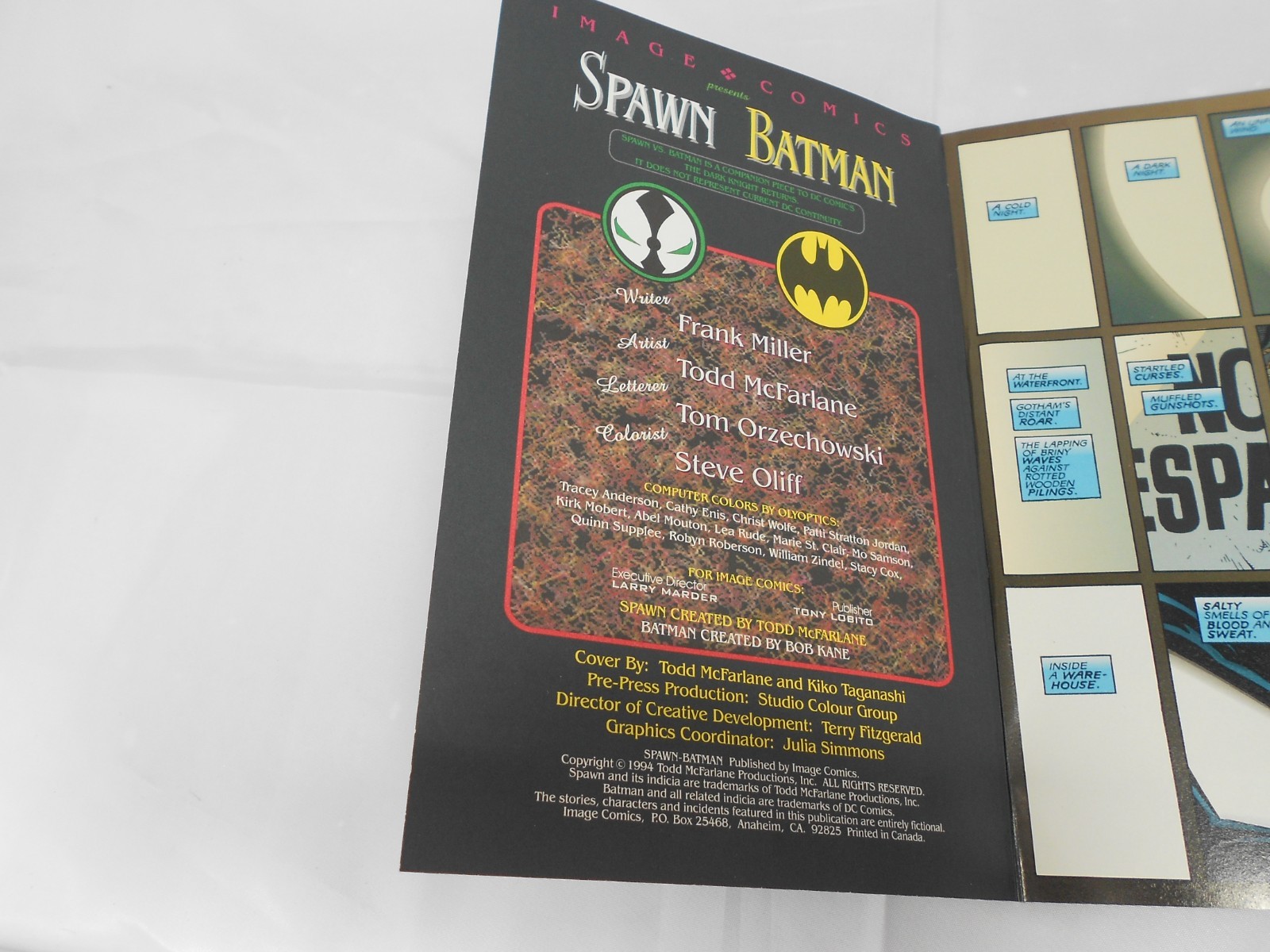 Spawn/Batman #1 – 1994 – Todd McFarlane & Frank Miller – Image Comics