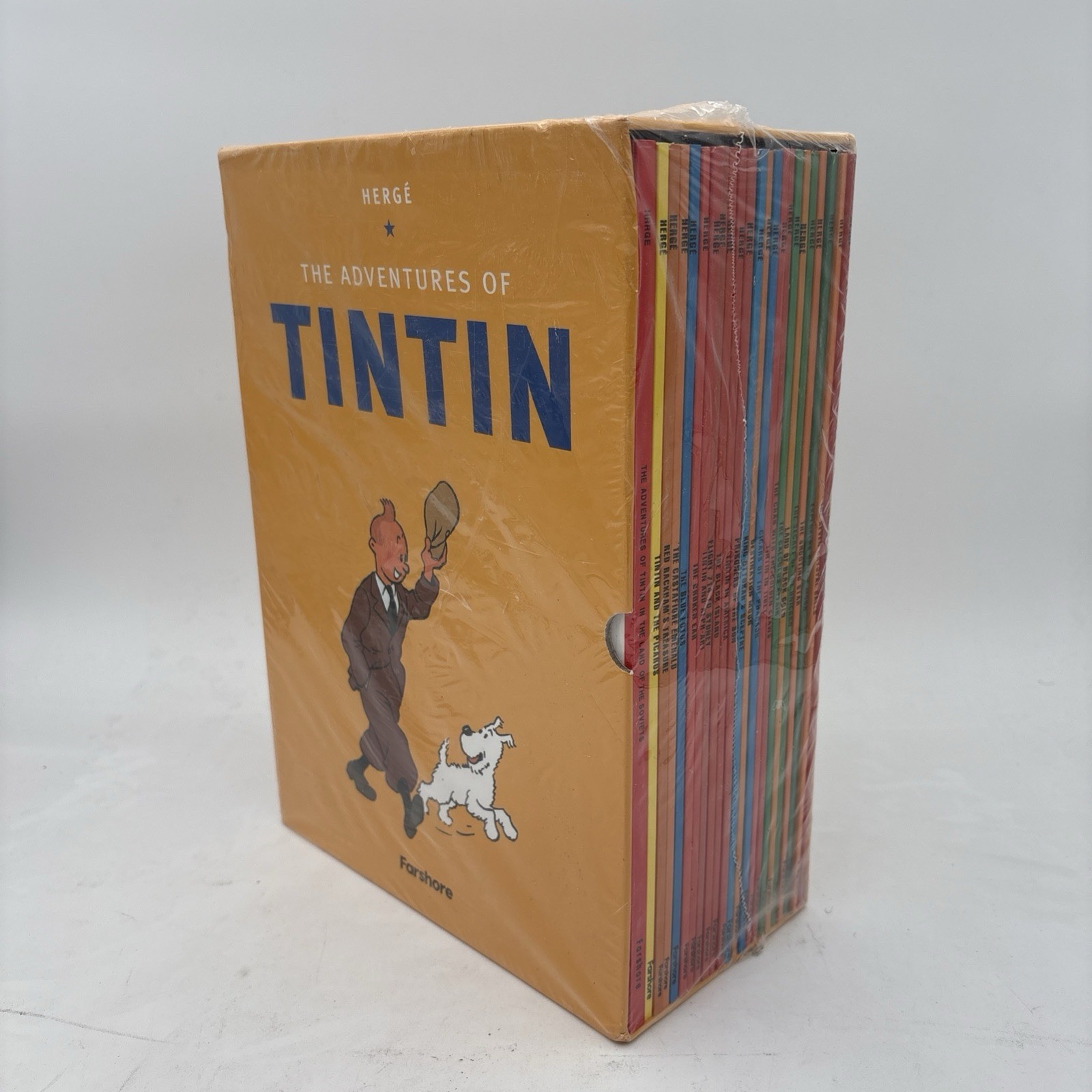 The Adventures of Tintin Complete Collection 23 Books Box Set Hergé LikeNew I2-1