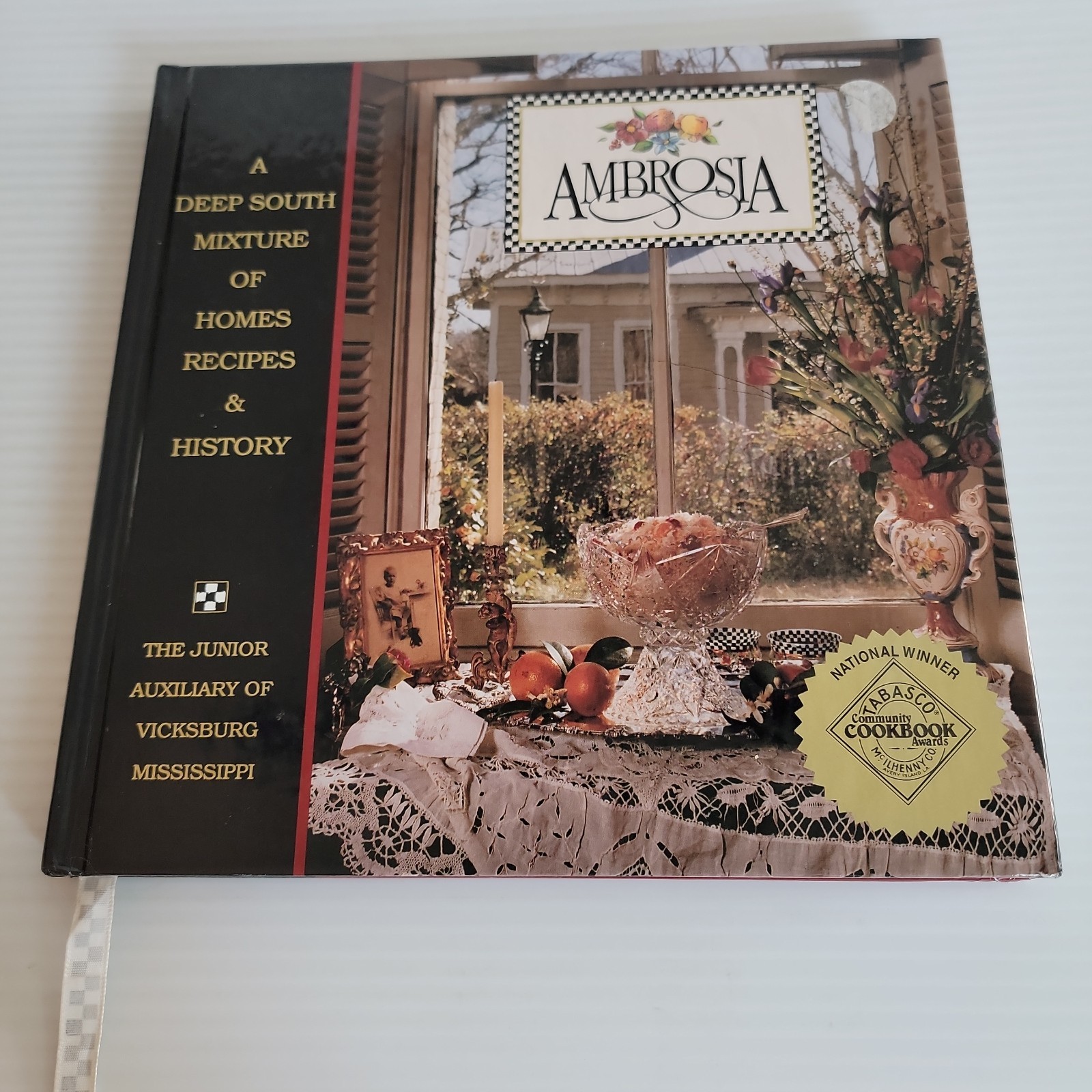 Ambrosia Deep South Mixture Homes Recipes History Vicksburg MS HC 1997 Cookbook